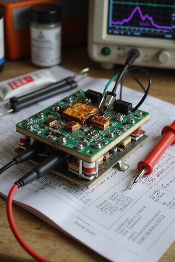amplifier overheating performance indicators