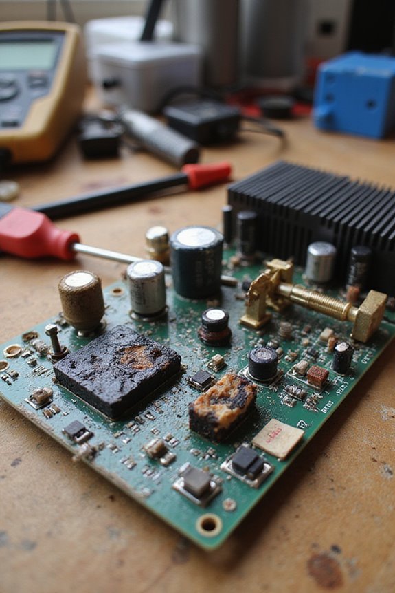 amplifier overheating warning signs