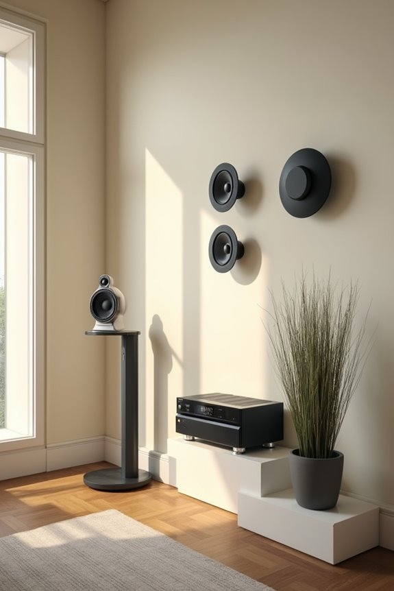 audio equipment for high ceilings