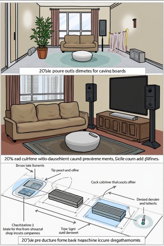 audio experience through furnishings
