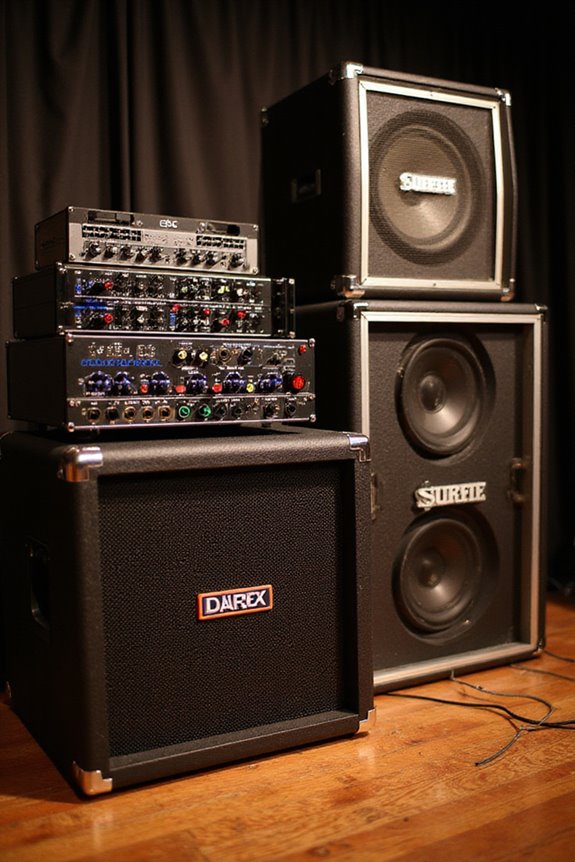 powerful amplifiers for performances