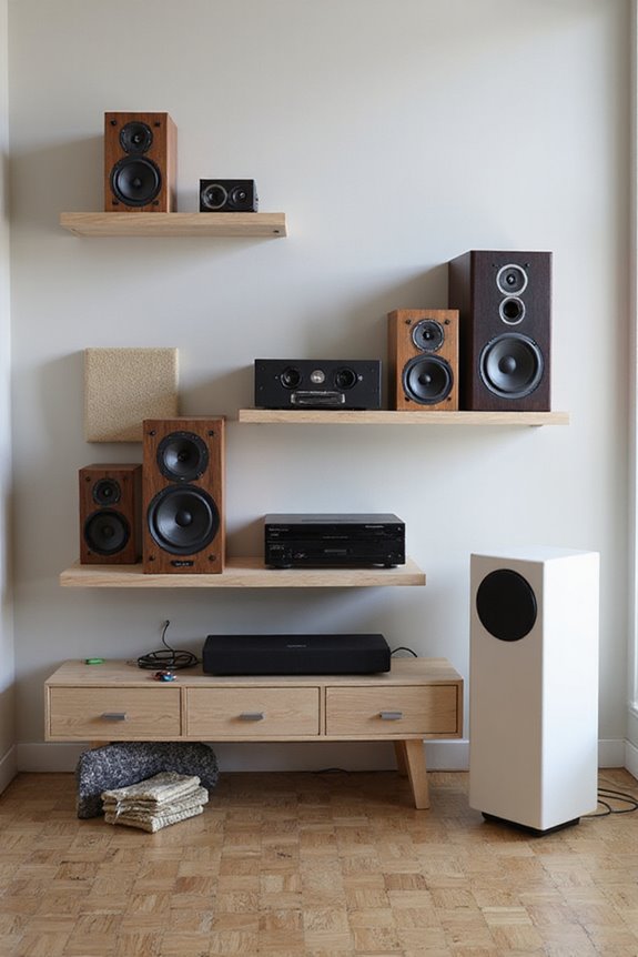 speaker selection by room size