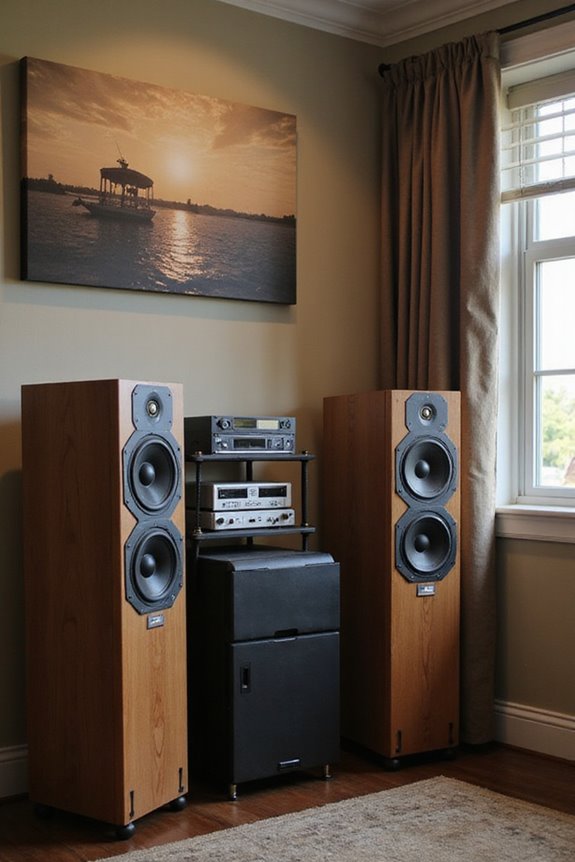 speaker size for room