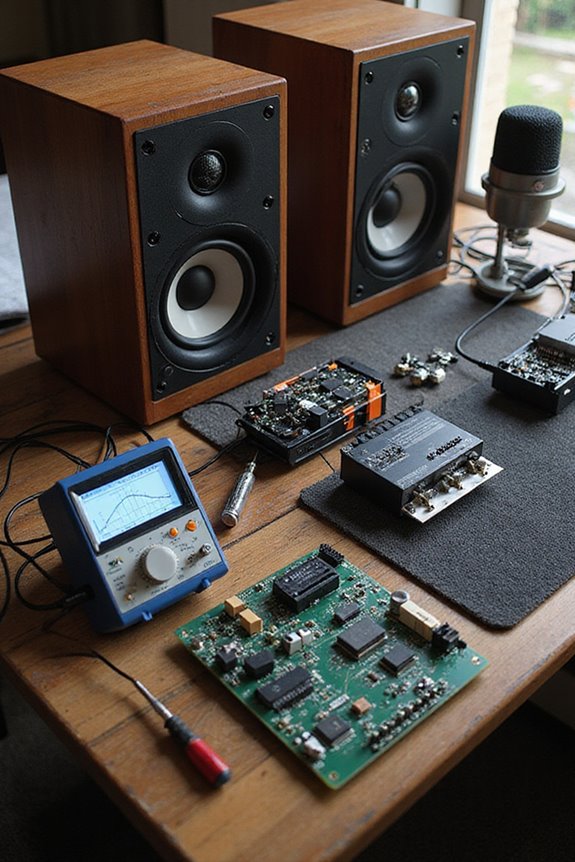 studio upkeep and calibration