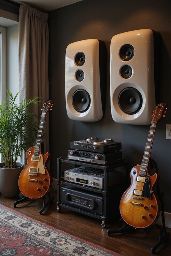 top in wall speaker amplifiers